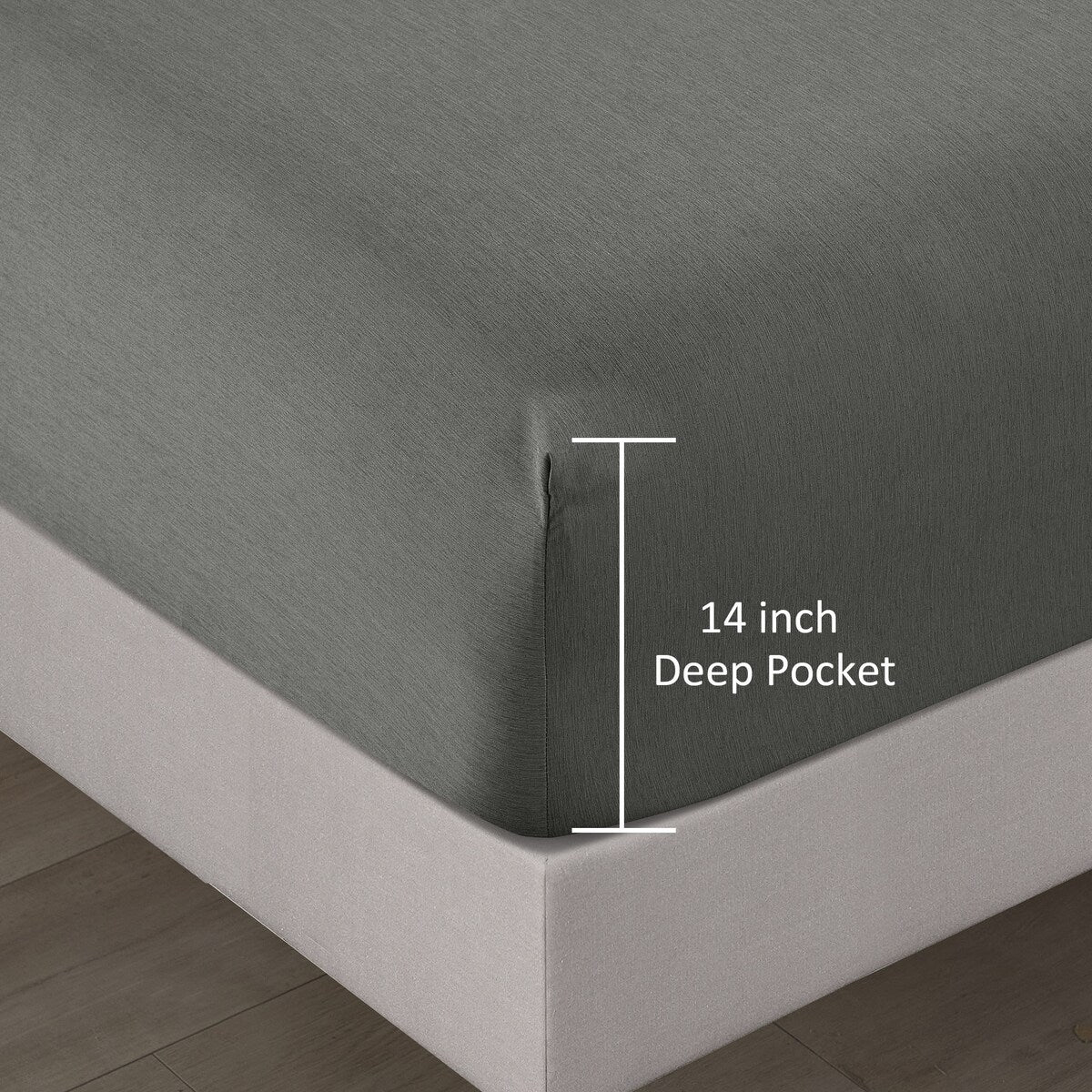 Nanshing - Set di 4 lenzuola rinfrescanti speciali in rayon di bambù