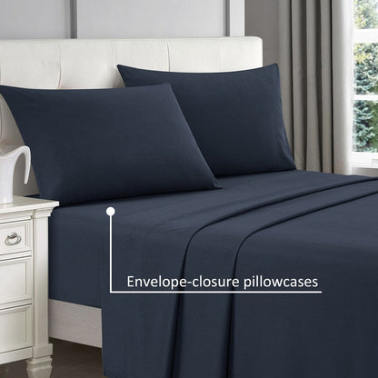 Nanshing - Set di 4 lenzuola rinfrescanti speciali in rayon di bambù