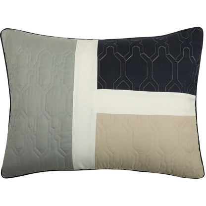 Set copripiumino moderno colorblock da 7 pezzi Nanshing Blake