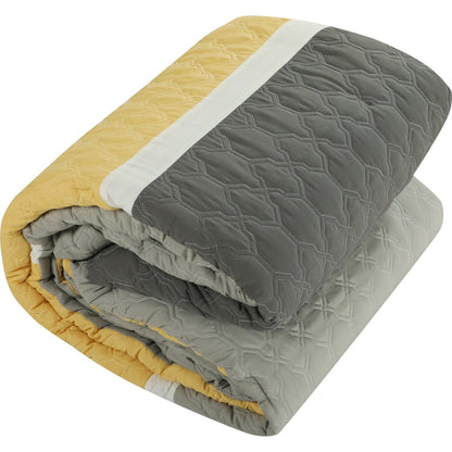 Set copripiumino moderno colorblock da 7 pezzi Nanshing Blake