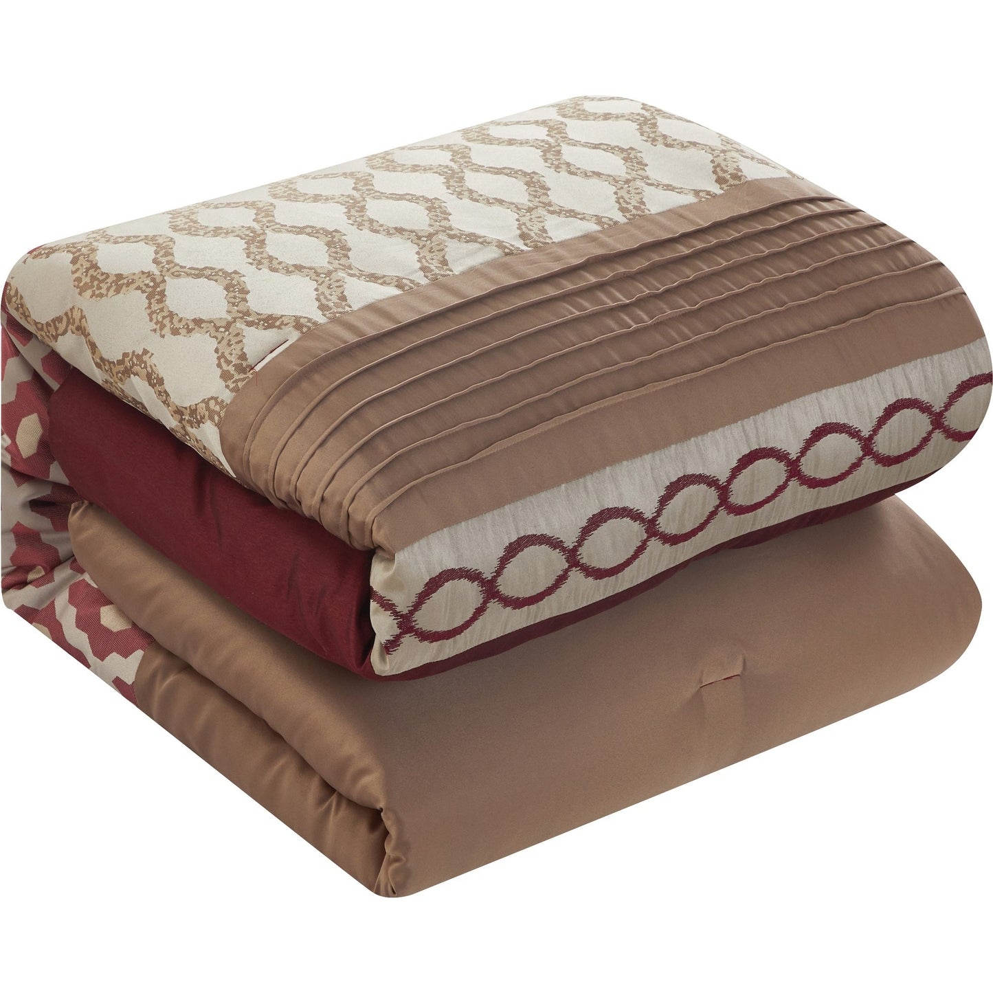 Nanshing Calvin Luxury - Set di piumoni geometrici da 10 pezzi