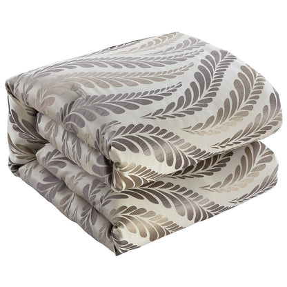 Nanshing Caspa Set copripiumino con design a foglia chic da 7 pezzi