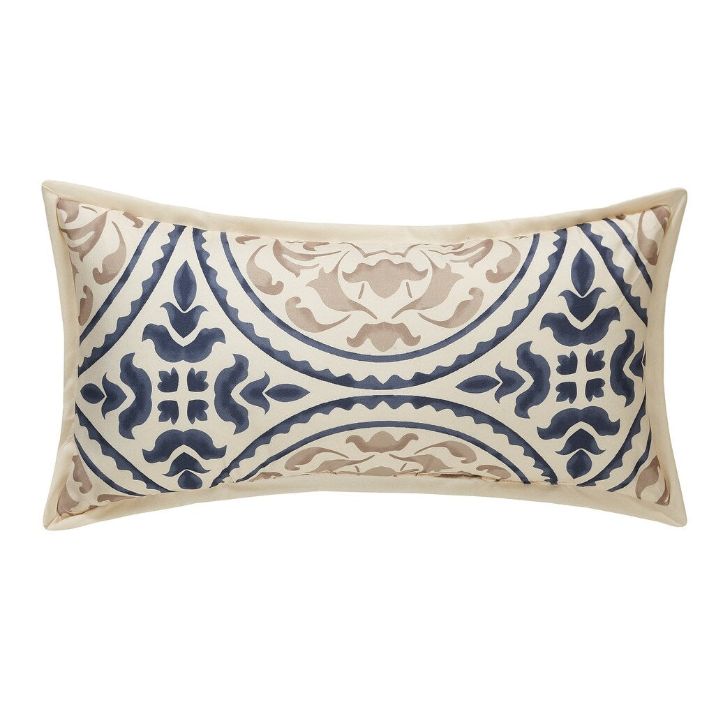 Set copripiumino con stampa a medaglione Nanshing Daffodil da 7 pezzi