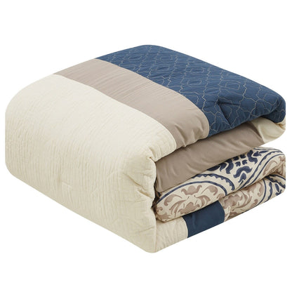 Set copripiumino con stampa a medaglione Nanshing Daffodil da 7 pezzi