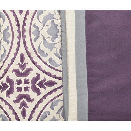 Set copripiumino con stampa a medaglione Nanshing Daffodil da 7 pezzi