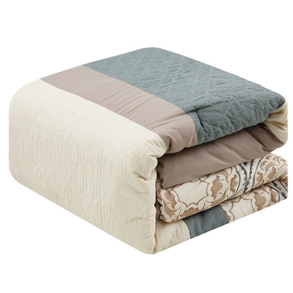 Set copripiumino con stampa a medaglione Nanshing Daffodil da 7 pezzi