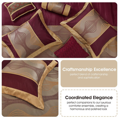 Nanshing Daniella Set copripiumino geometrico moderno da 7 pezzi