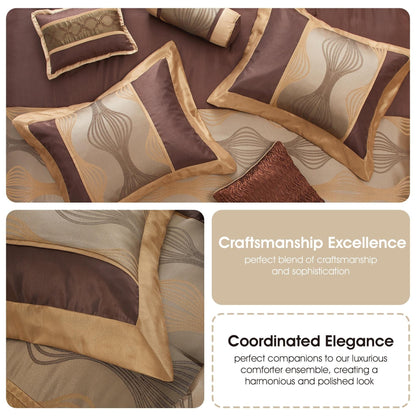 Nanshing Daniella Set copripiumino geometrico moderno da 7 pezzi