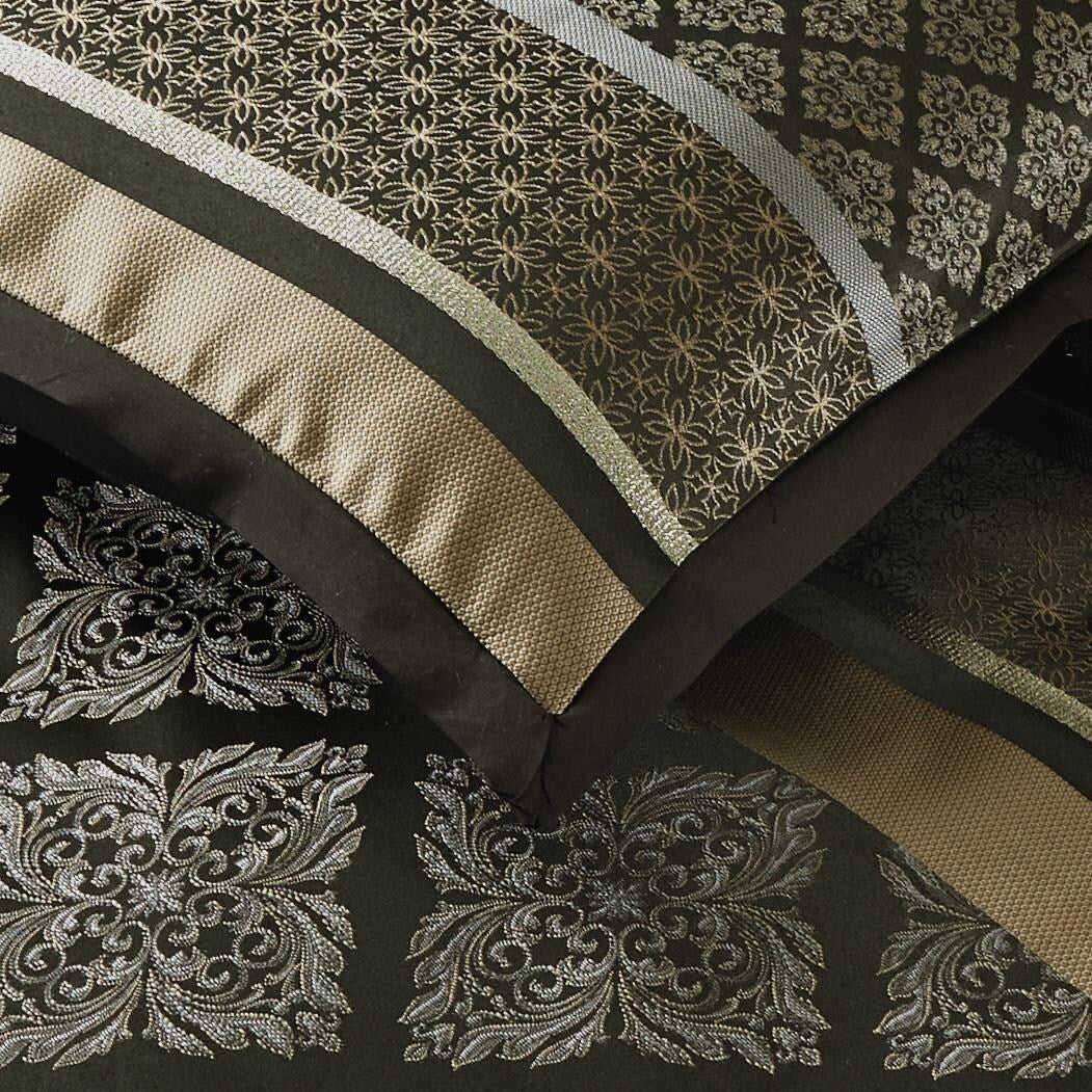 Set copripiumino jacquard geometrico Nanshing Jensen da 7 pezzi