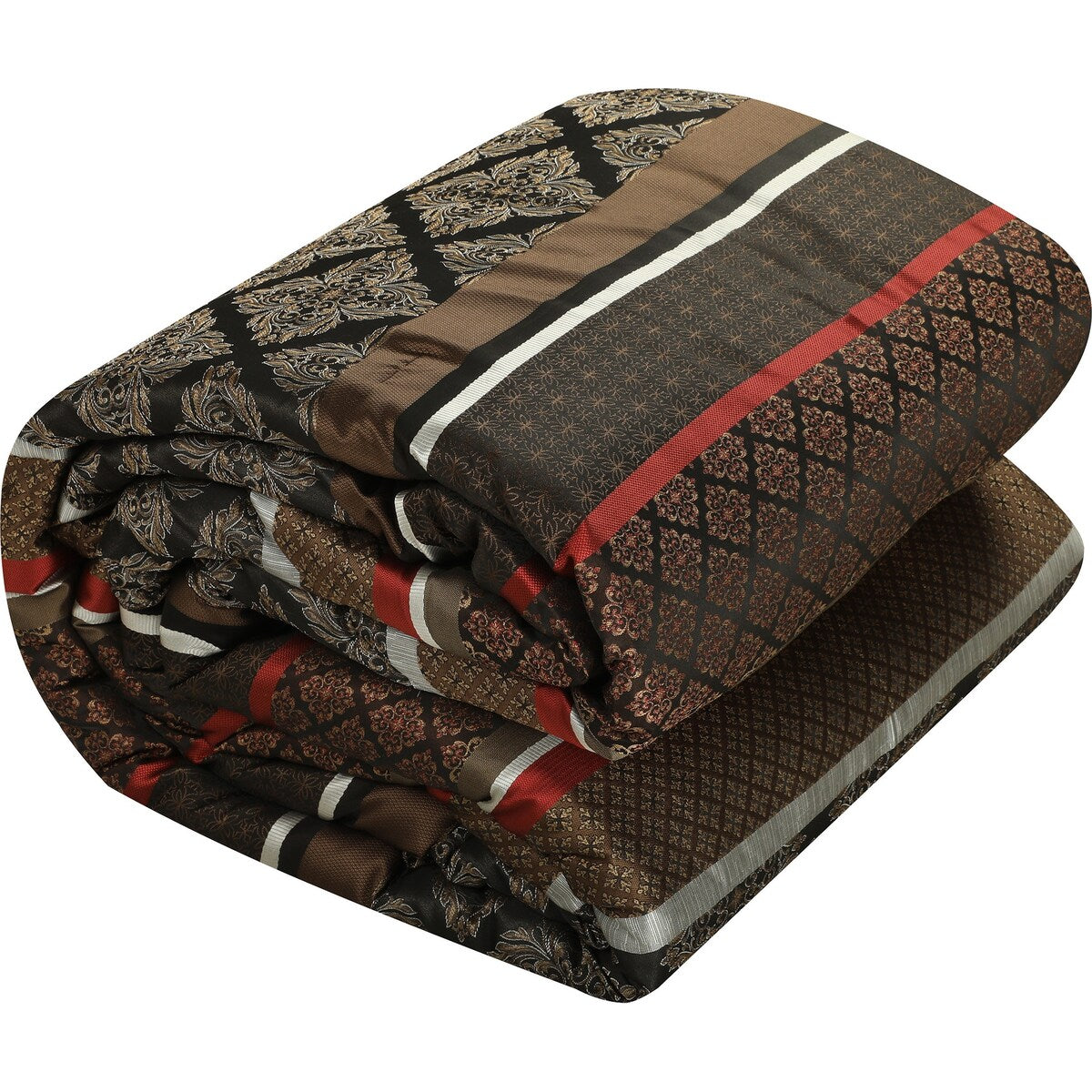 Set copripiumino jacquard geometrico Nanshing Jensen da 7 pezzi