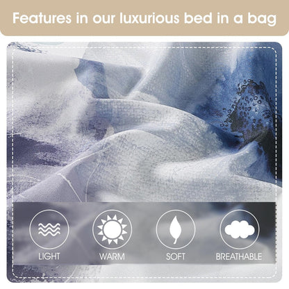 Set copripiumino floreale Nanshing Leela da 7 pezzi