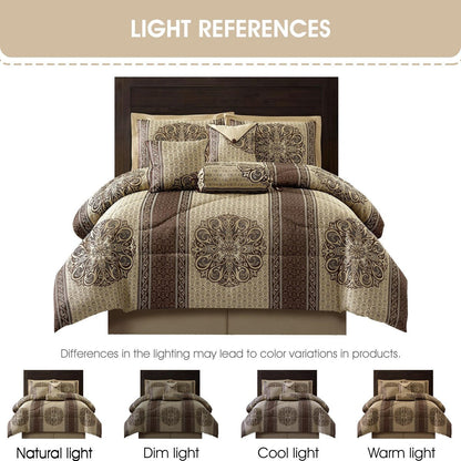 Set copripiumino elegante con medaglione Nanshing Prince da 7 pezzi