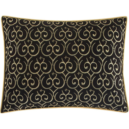 Set copripiumino damascato jacquard Nanshing Salem da 7 pezzi