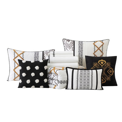 Nanshing Trina Set di piumoni ricamati in stile boho da 15 pezzi