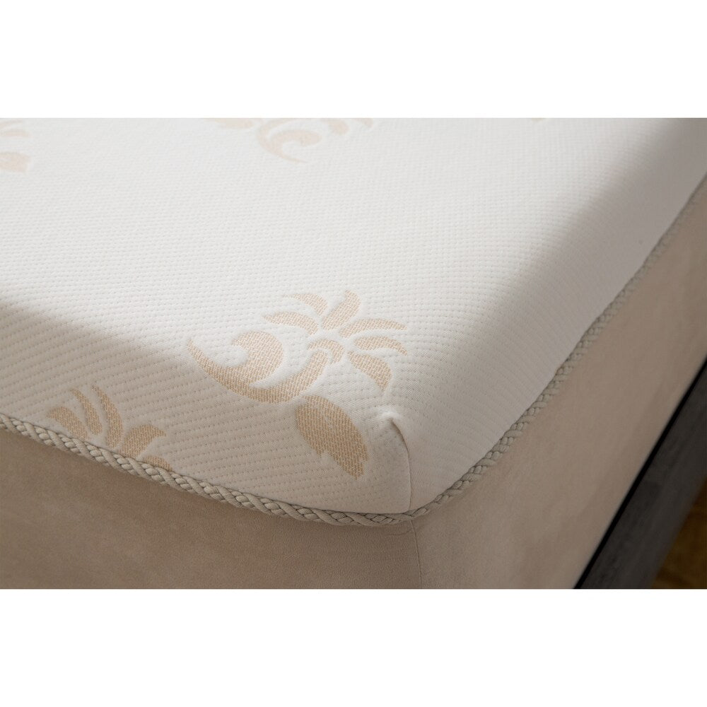 Materasso con supporto posturale Trizone Memory Foam da 14 pollici per letto matrimoniale Grande Hotel Collection - Bianco