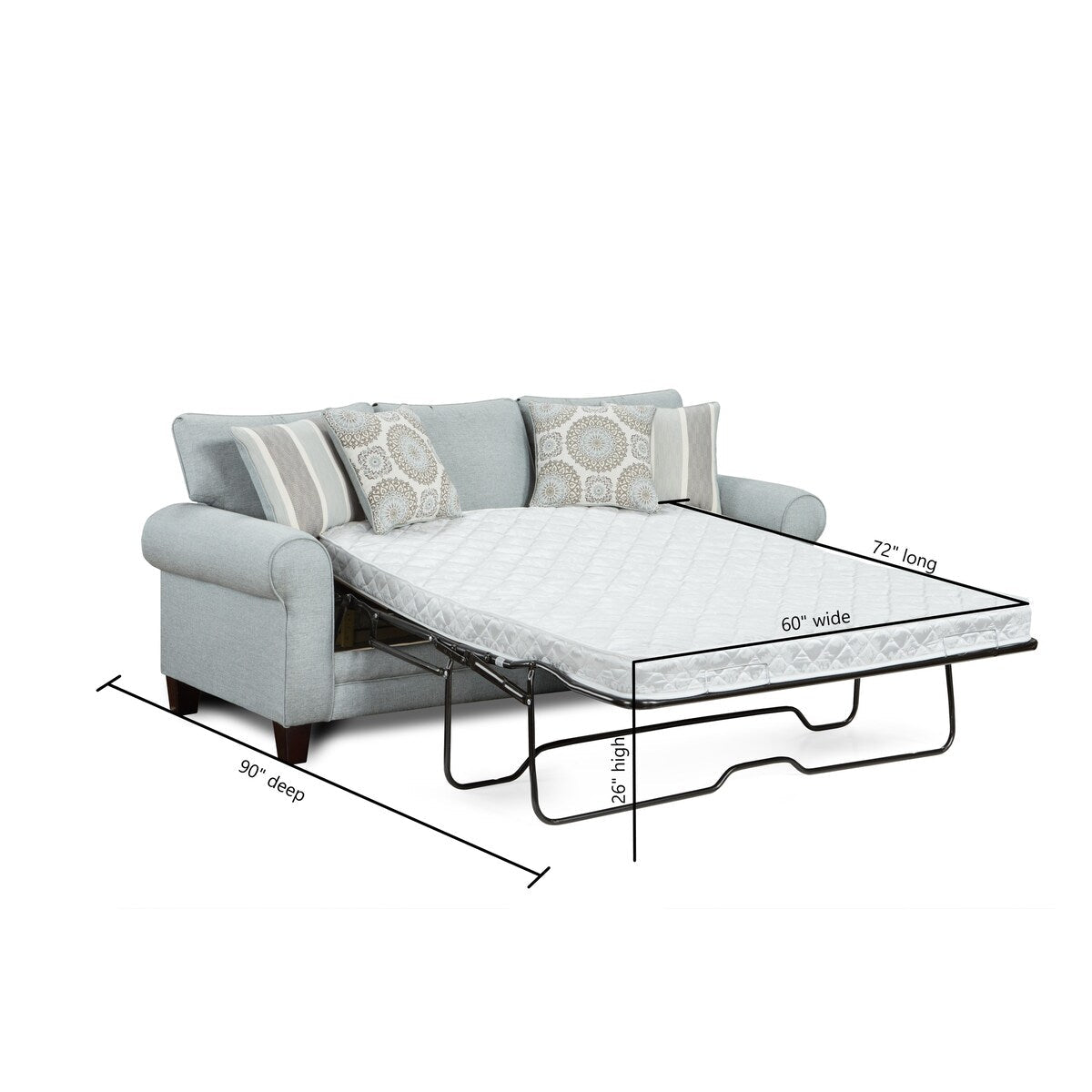 Divano letto matrimoniale Grande Mist