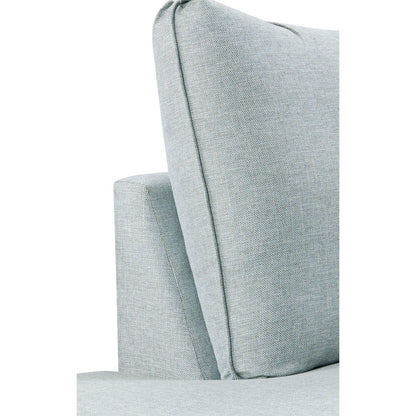 Divano Grande Mist Round Arm Transitional Baby Blue