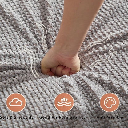 Divano Cloud in velluto a coste grigio con cuscini