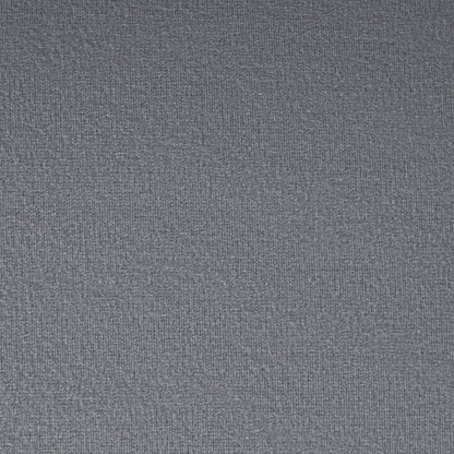 Divano letto estraibile in velluto grigio con coprimaterasso e porte USB