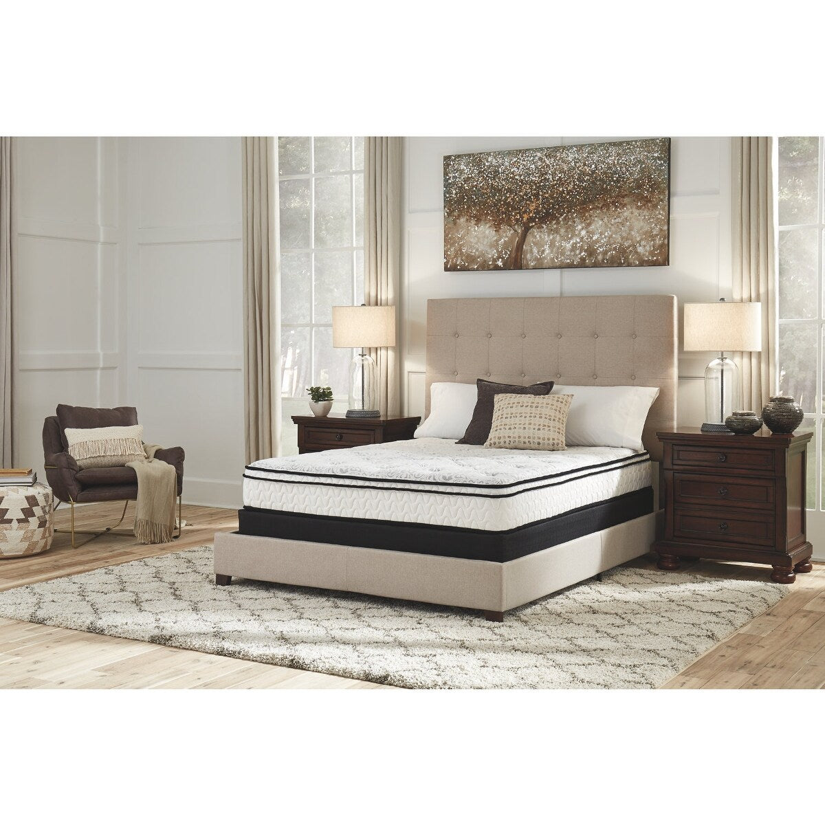 Materasso Grayton Beach Queen - Bianco - Pacco piccolo - UPS