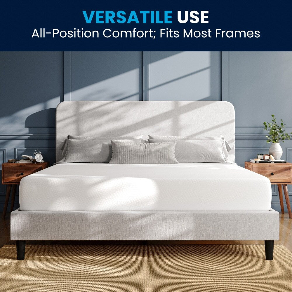 Materasso in memory foam a 3 strati con gel rinfrescante al tè verde in una scatola