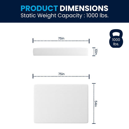 Materasso in memory foam a 3 strati con gel rinfrescante al tè verde in una scatola
