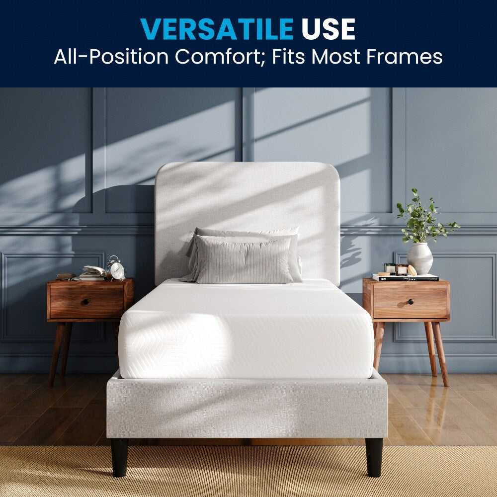 Materasso in memory foam a 3 strati con gel rinfrescante al tè verde in una scatola