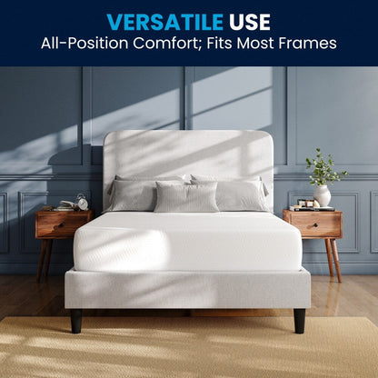 Materasso in memory foam a 3 strati con gel rinfrescante al tè verde in una scatola