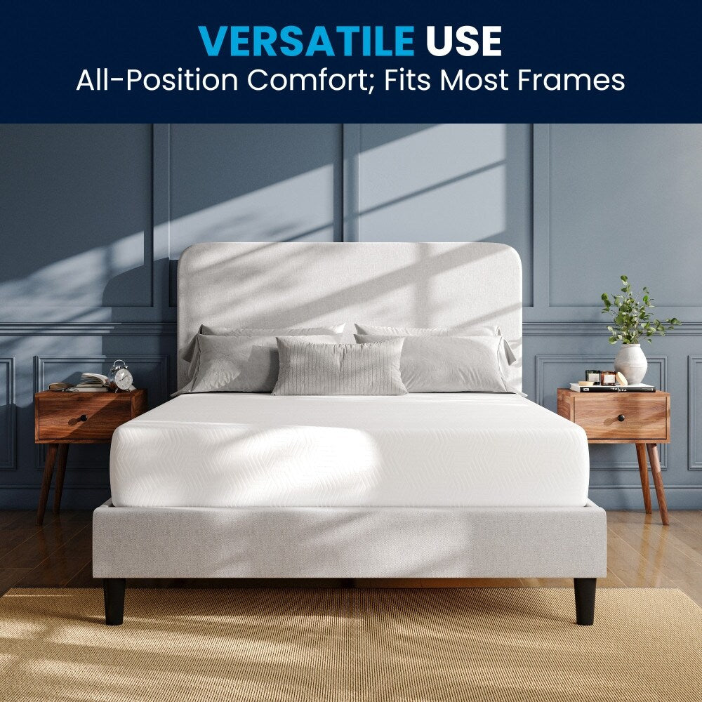 Materasso in memory foam a 3 strati con gel rinfrescante al tè verde in una scatola