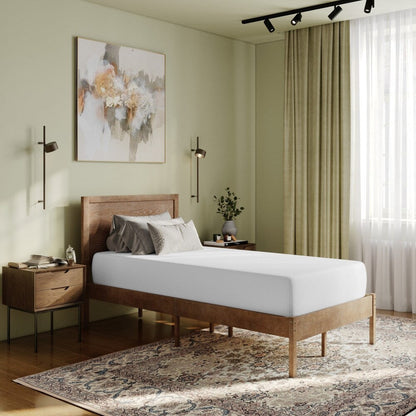 Materasso in memory foam a 4 strati con gel rinfrescante al tè verde in una scatola