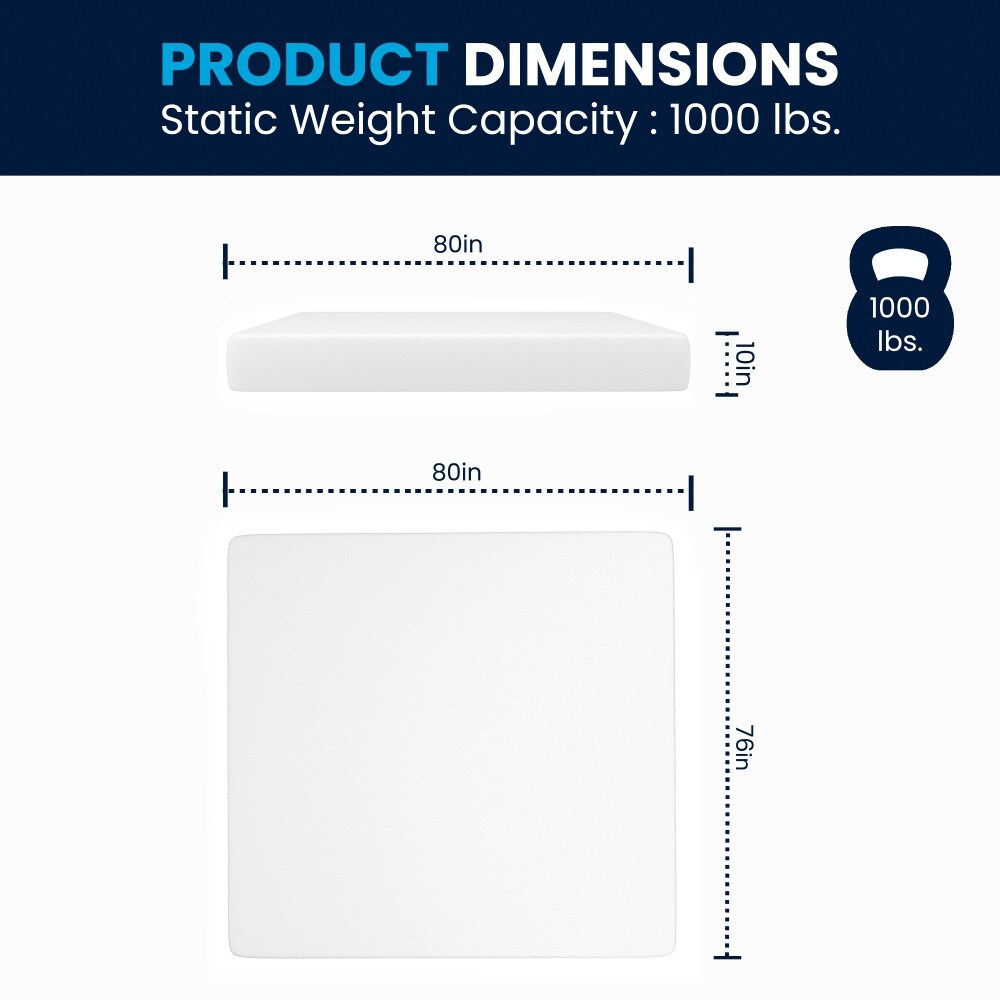 Materasso in memory foam a 4 strati con gel rinfrescante al tè verde in una scatola