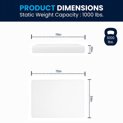 Materasso in memory foam a 4 strati con gel rinfrescante al tè verde in una scatola