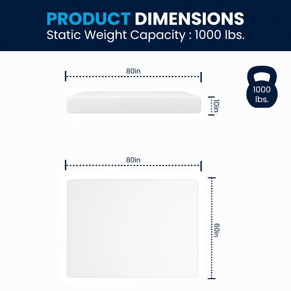 Materasso in memory foam a 4 strati con gel rinfrescante al tè verde in una scatola