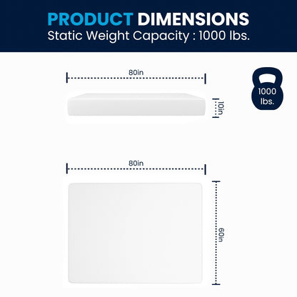 Materasso in memory foam a 4 strati con gel rinfrescante al tè verde in una scatola