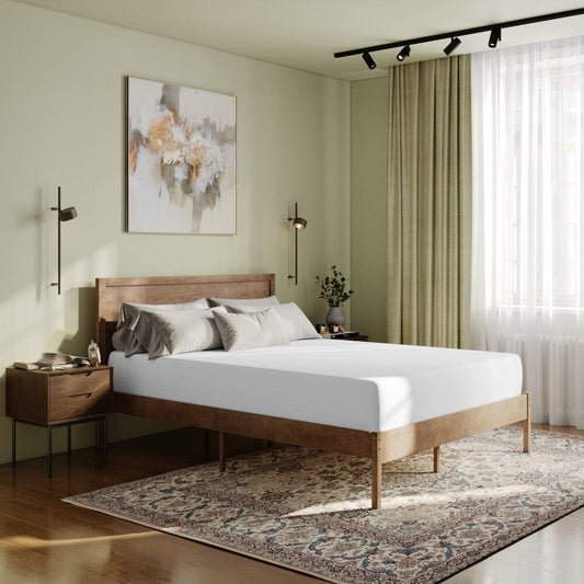 Materasso in memory foam a 4 strati con gel rinfrescante al tè verde in una scatola