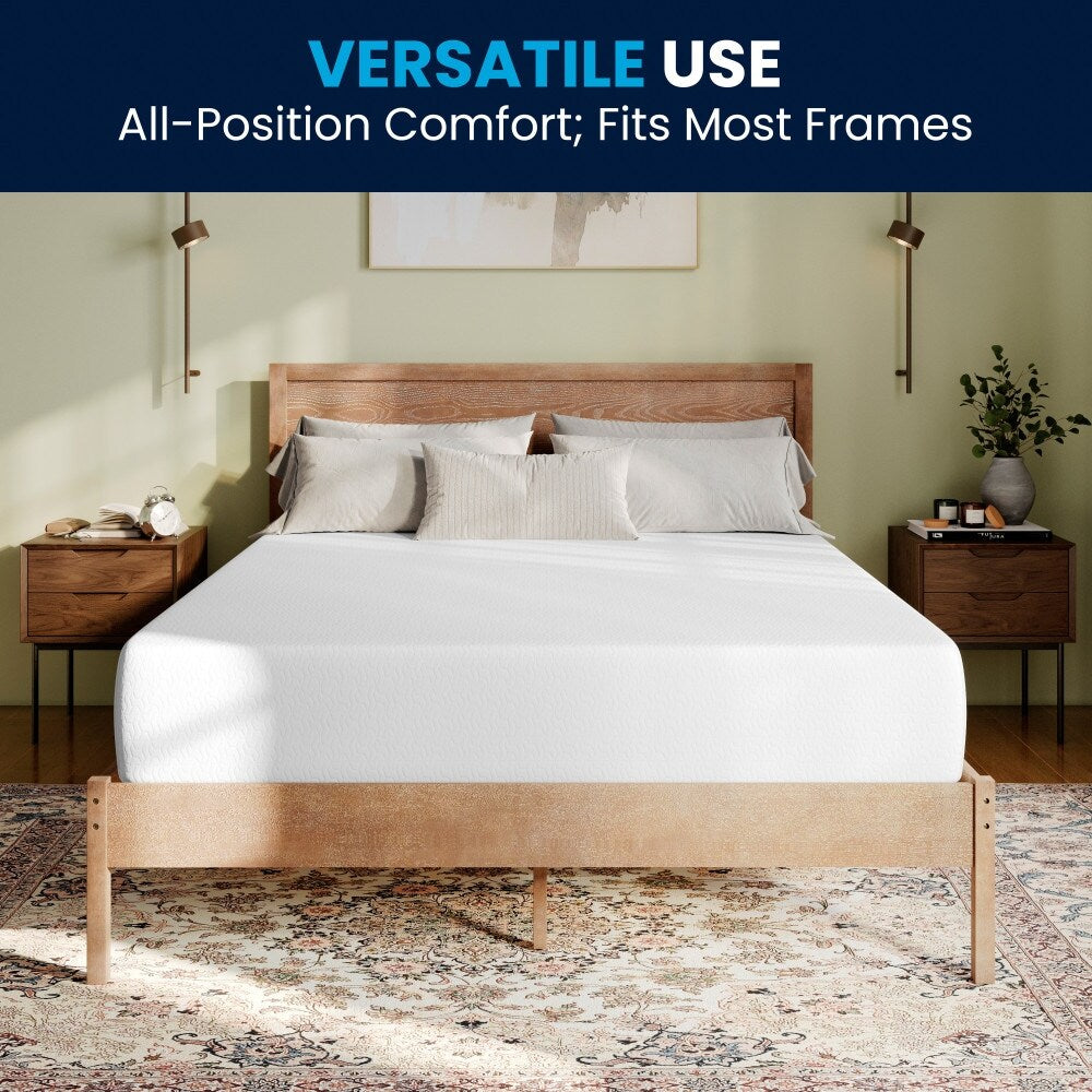 Materasso in memory foam a 4 strati con gel rinfrescante al tè verde in una scatola