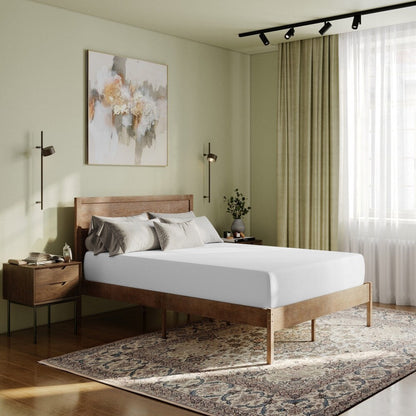 Materasso in memory foam a 4 strati con gel rinfrescante al tè verde in una scatola