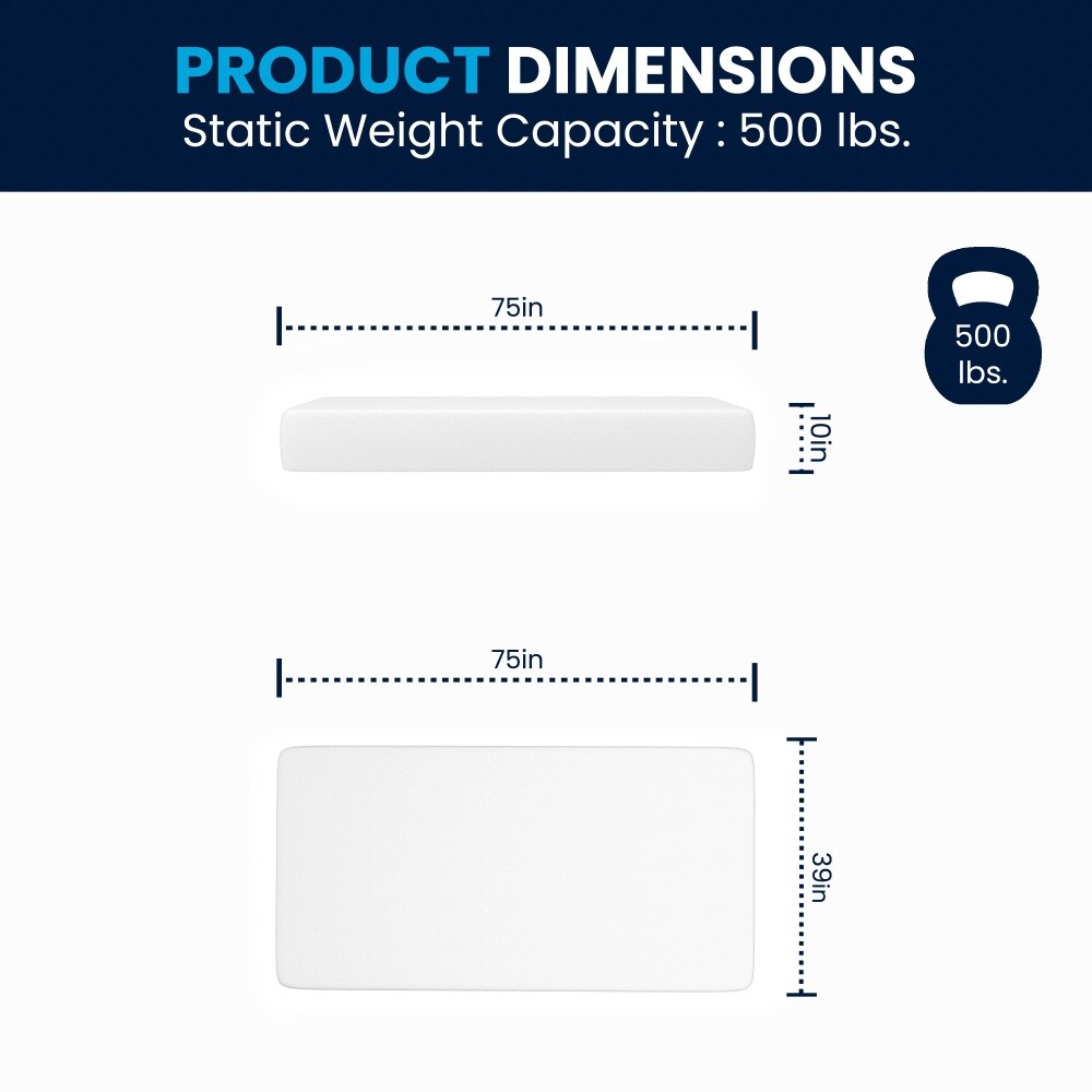 Materasso in memory foam a 4 strati con gel rinfrescante al tè verde in una scatola