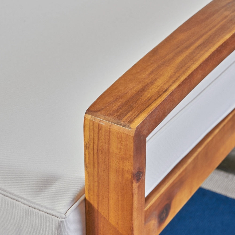 Set di divani componibili da esterno Grenada in legno di acacia da 6 pezzi di Christopher Knight Home