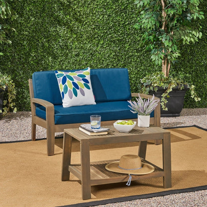 Set di tavolini da caffè Grenada Acacia Loveseat di Christopher Knight Home