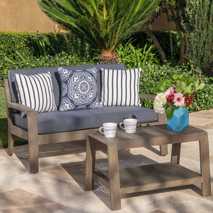 Set di tavolini da caffè Grenada Acacia Loveseat di Christopher Knight Home