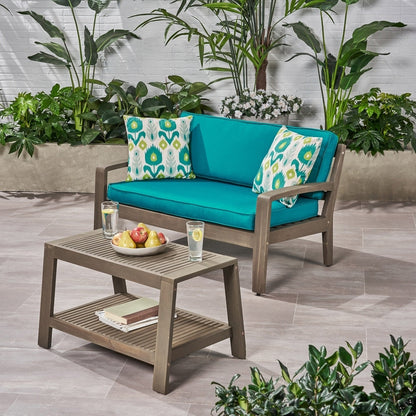 Set di tavolini da caffè Grenada Acacia Loveseat di Christopher Knight Home