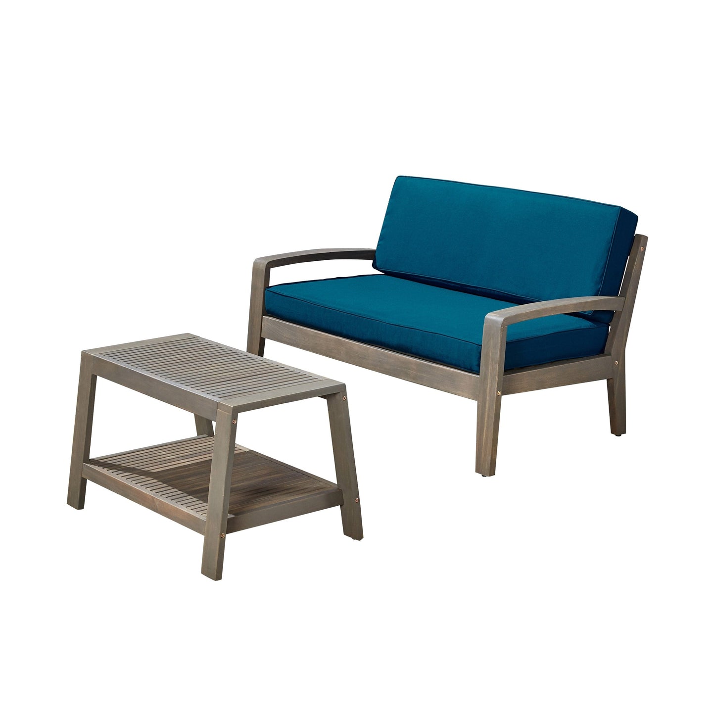 Set di tavolini da caffè Grenada Acacia Loveseat di Christopher Knight Home