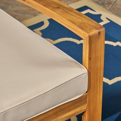 Set di divani componibili da esterno Grenada in acacia di Christopher Knight Home