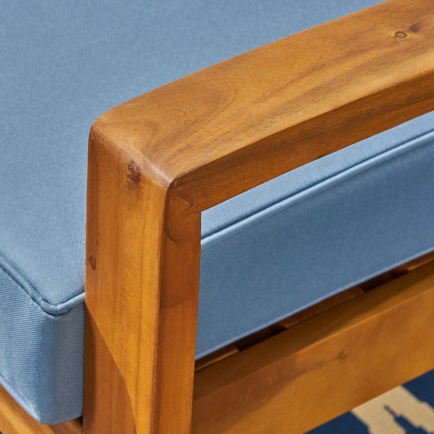 Set di divani componibili da esterno Grenada in acacia di Christopher Knight Home