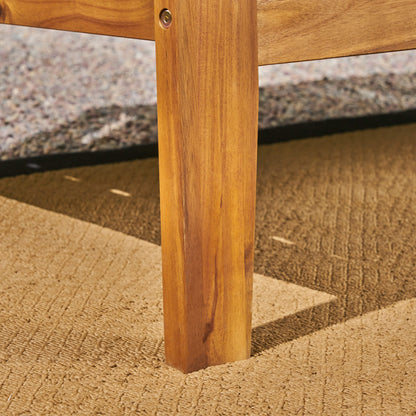 Set di divani componibili da esterno Grenada a 4 posti in acacia di Christopher Knight Home