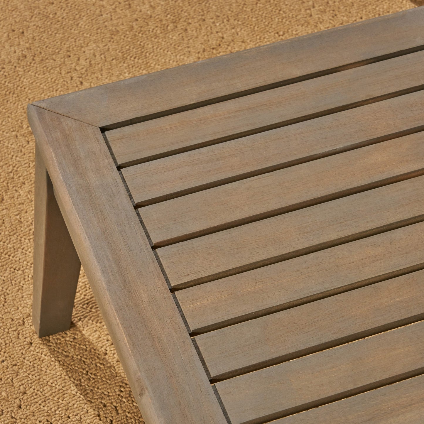 Set di divani componibili da esterno Grenada a 4 posti in acacia di Christopher Knight Home