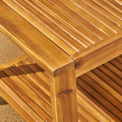 Set di divani componibili da esterno Grenada a 4 posti in acacia di Christopher Knight Home