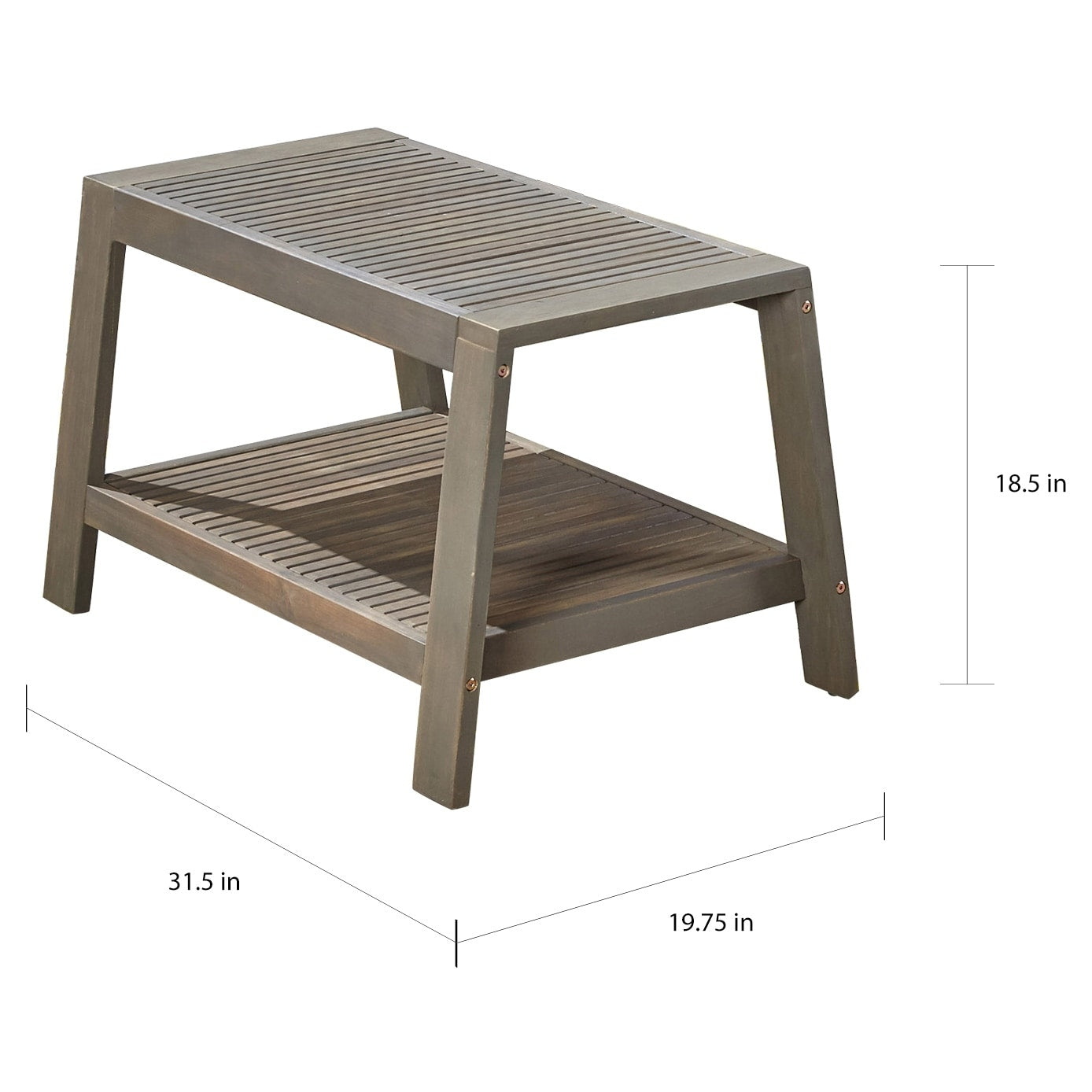 Set di tavolini da caffè Grenada Acacia Loveseat di Christopher Knight Home