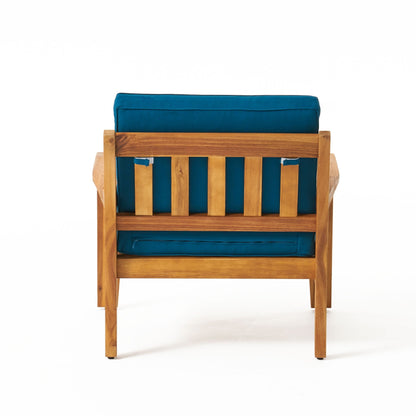 Grenada Outdoor Wood Club Chair (set di 2) di Christopher Knight Home